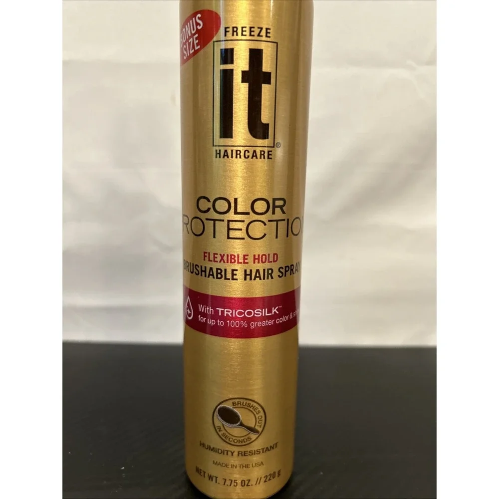 It Haircare Freeze Color Protection Flexible Hold Brushable Hair Spray‎ 7.75 oz